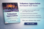 Volunteer Appreciation Culture for Church Worship and Tech Teams | PDF Guide